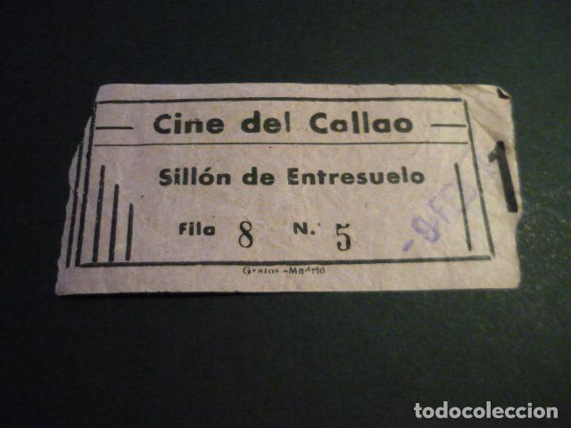 Cin&eacute;ma: ANTIGUA ENTRADA DE CINE A&Ntilde;OS 40-50 CINE DEL COLISEO MADRID