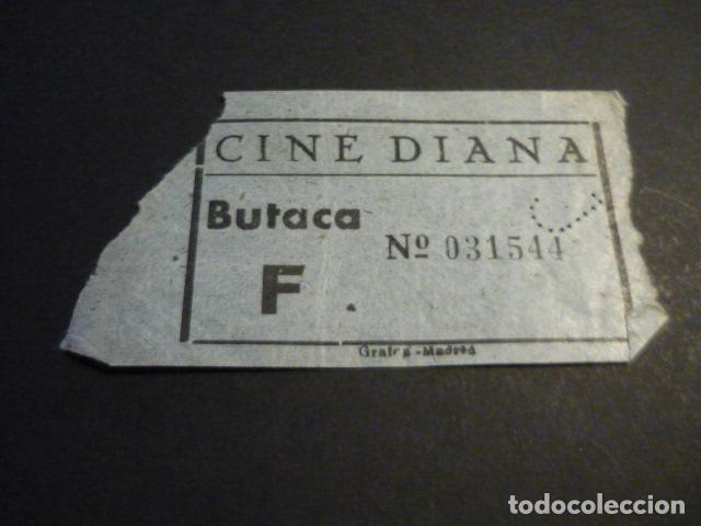 Kino: ANTIGUA ENTRADA DE CINE A&Ntilde;OS 40-50 CINE DIANA MADRID