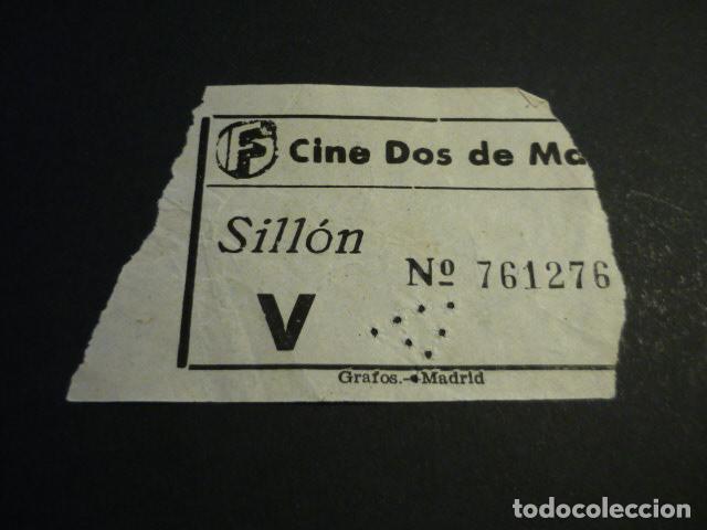 Kino: ANTIGUA ENTRADA DE CINE A&Ntilde;OS 40-50 CINE DOS DE MAYO MADRID