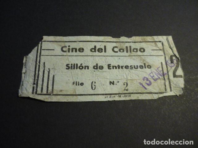 Cine: ANTIGUA ENTRADA DE CINE A&Ntilde;OS 40-50 CINE DEL CALLAO MADRID