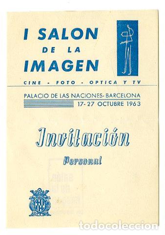 Cine: Invitaci&oacute;n I Sal&oacute;n de la Imagen 1963 - Cine