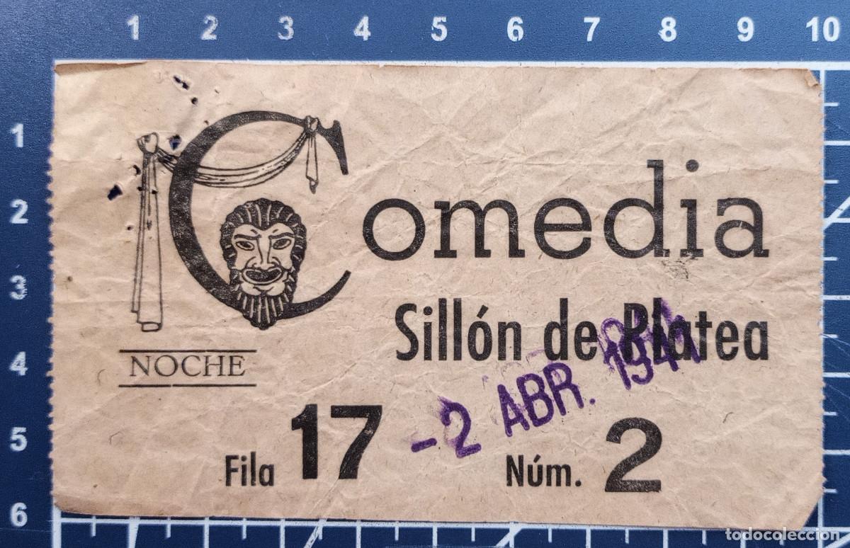 Cin&eacute;ma: ENTRADA/TIQUET - COMEDIA - 1941