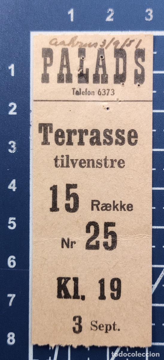 Cin&eacute;ma: ENTRADA/TIQUET - PALADS TERRASSE - AAHRUS - 1951