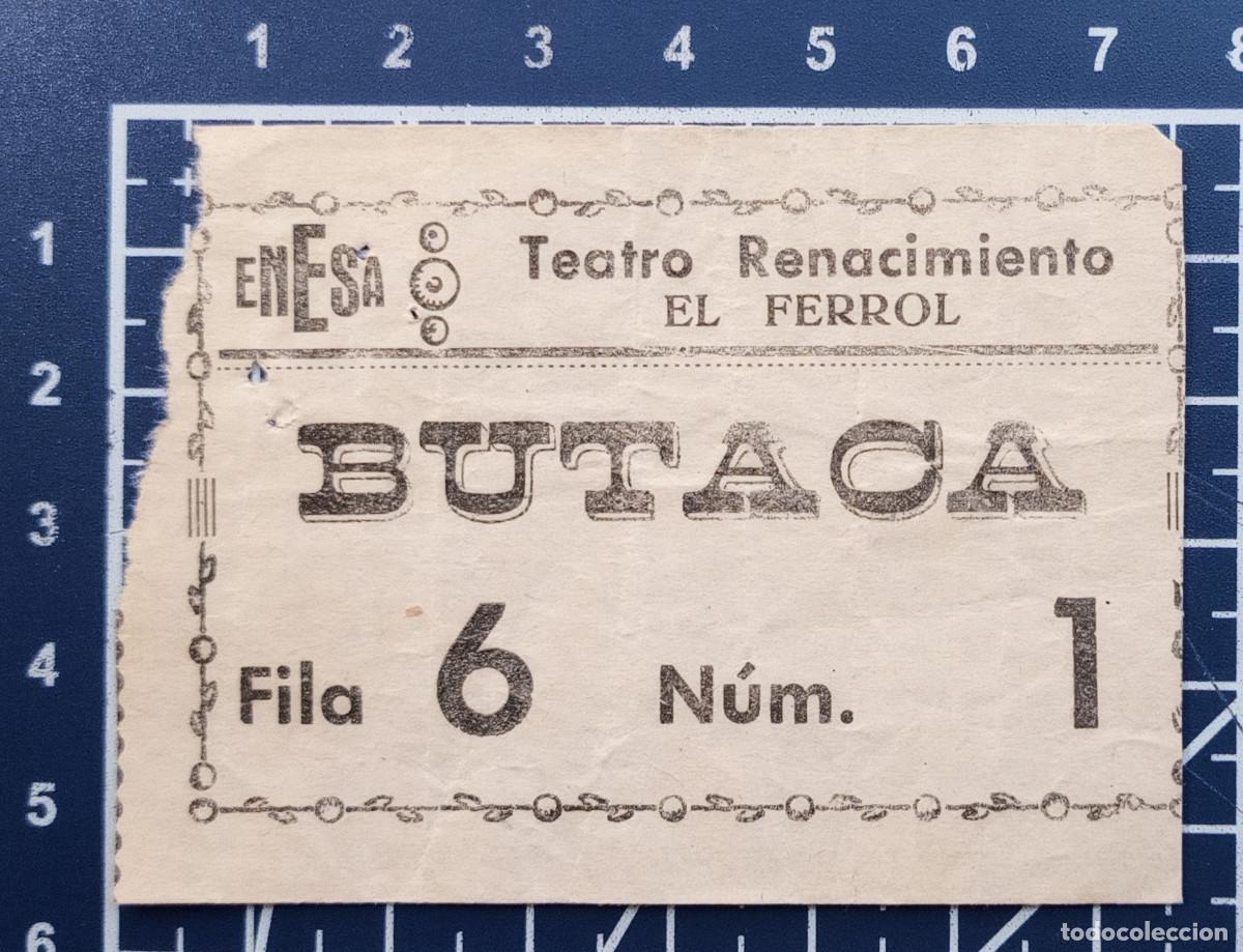 Cin&eacute;ma: ENTRADA/TIQUET - TEATRO RENACIMIENTO - EL FERROL
