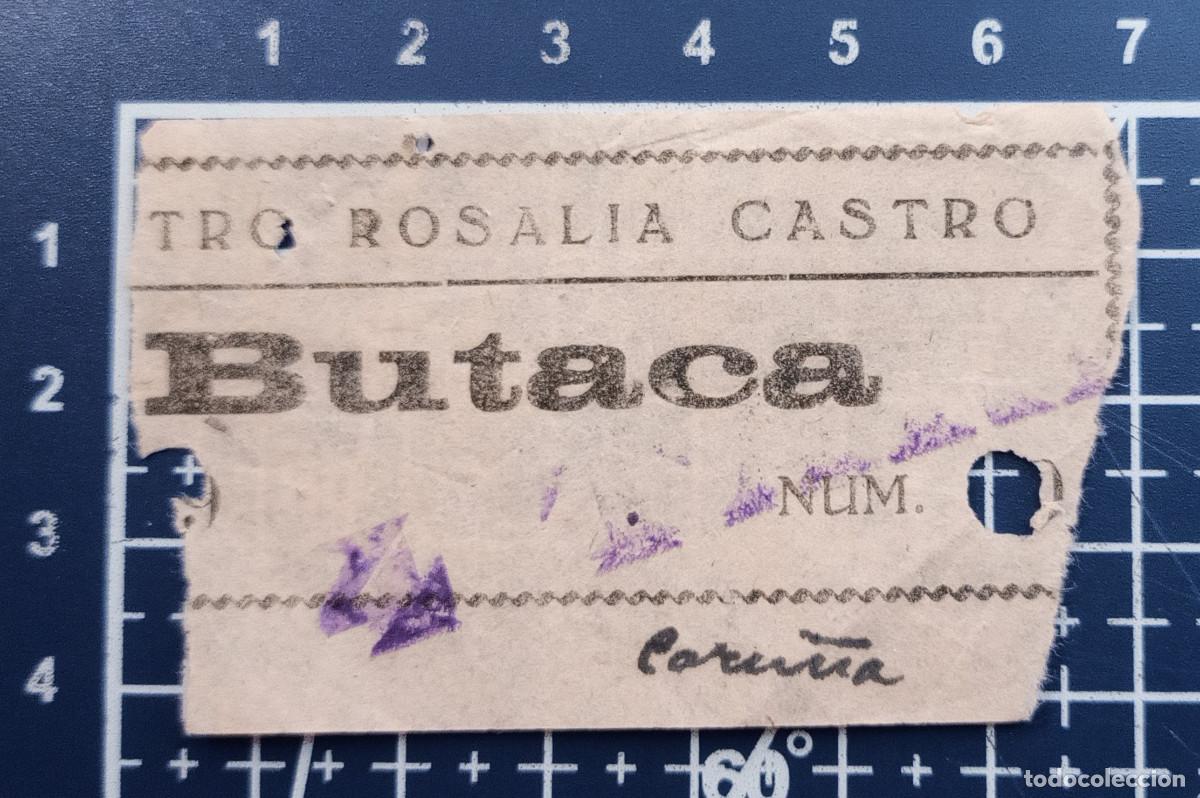 Cine: ENTRADA/TIQUET - TEATRO ROSALIA CASTRO - CORU&Ntilde;A