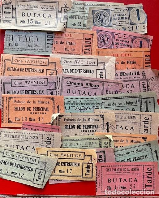 Cinema: 27 ENTRADAS DE CINE DE MADRID A&Ntilde;OS 1929-1931
