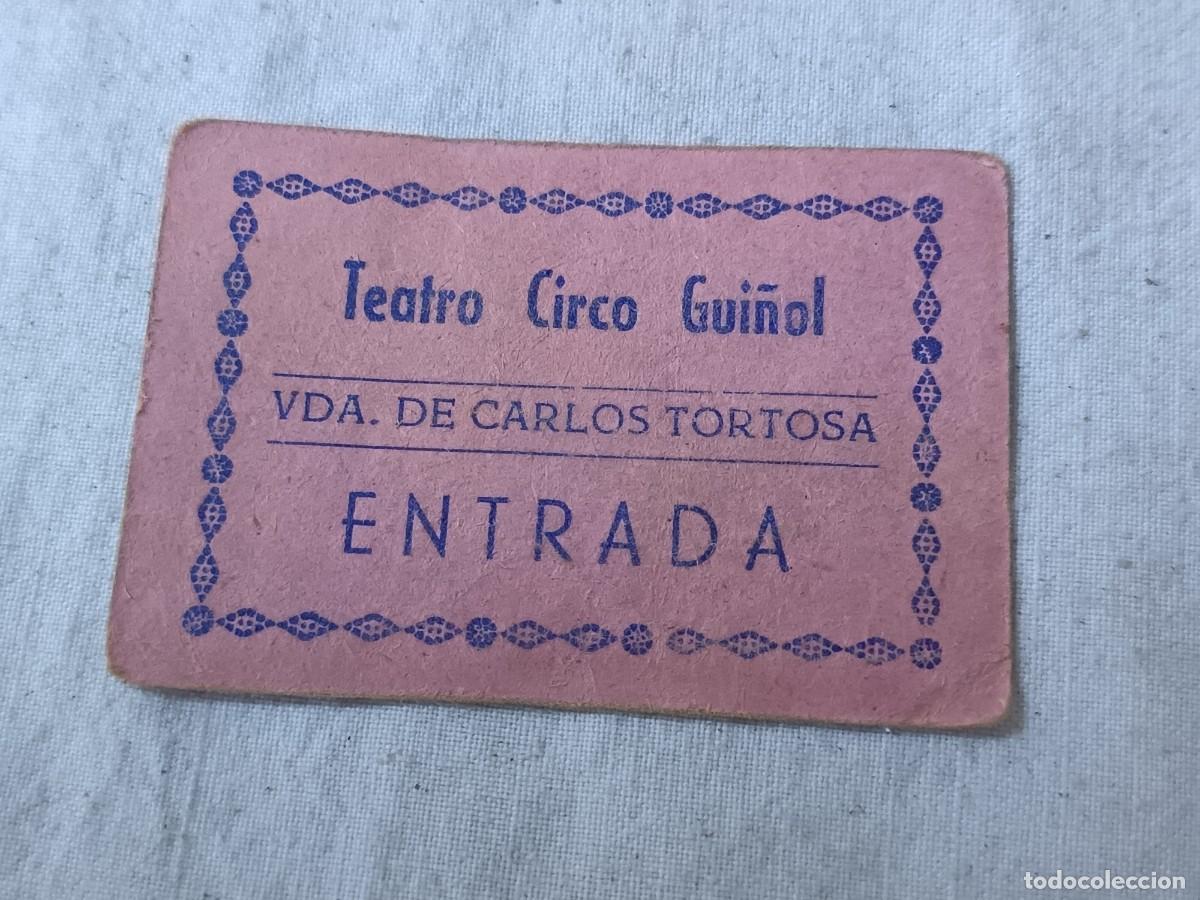 Cine: Antigua entrada del Teatro Circo Gui&ntilde;ol, Vda. de Carlos Tortosa