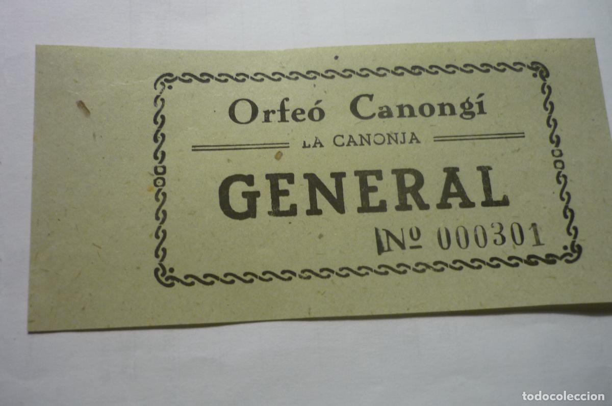 Cine: entrada cine orfeo canongi la canonja