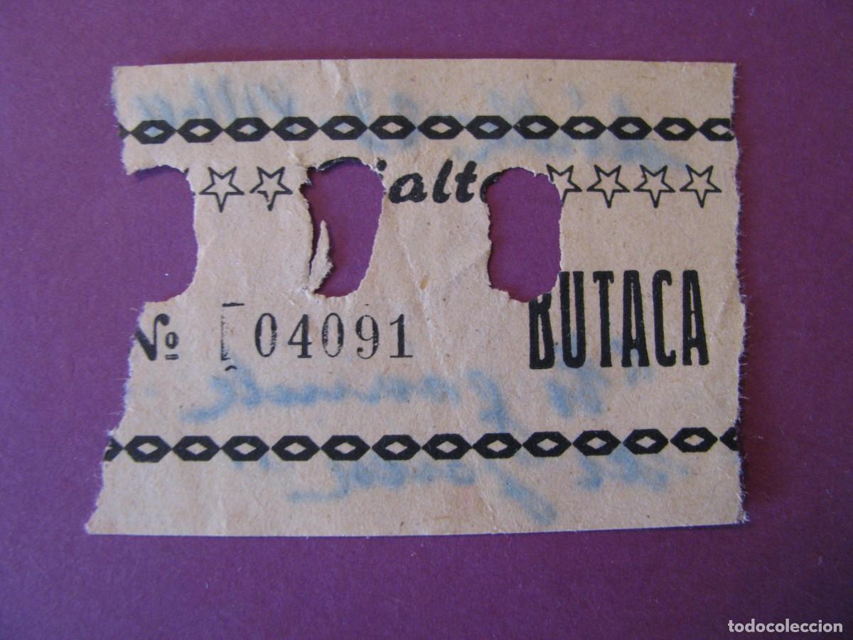 Cinema: ENTRADA DE CINE. RIALTO, SEVILLA. 1961. DETRAS VIENE LA FECHA Y EL NOMBRE DE LA PELICULA.