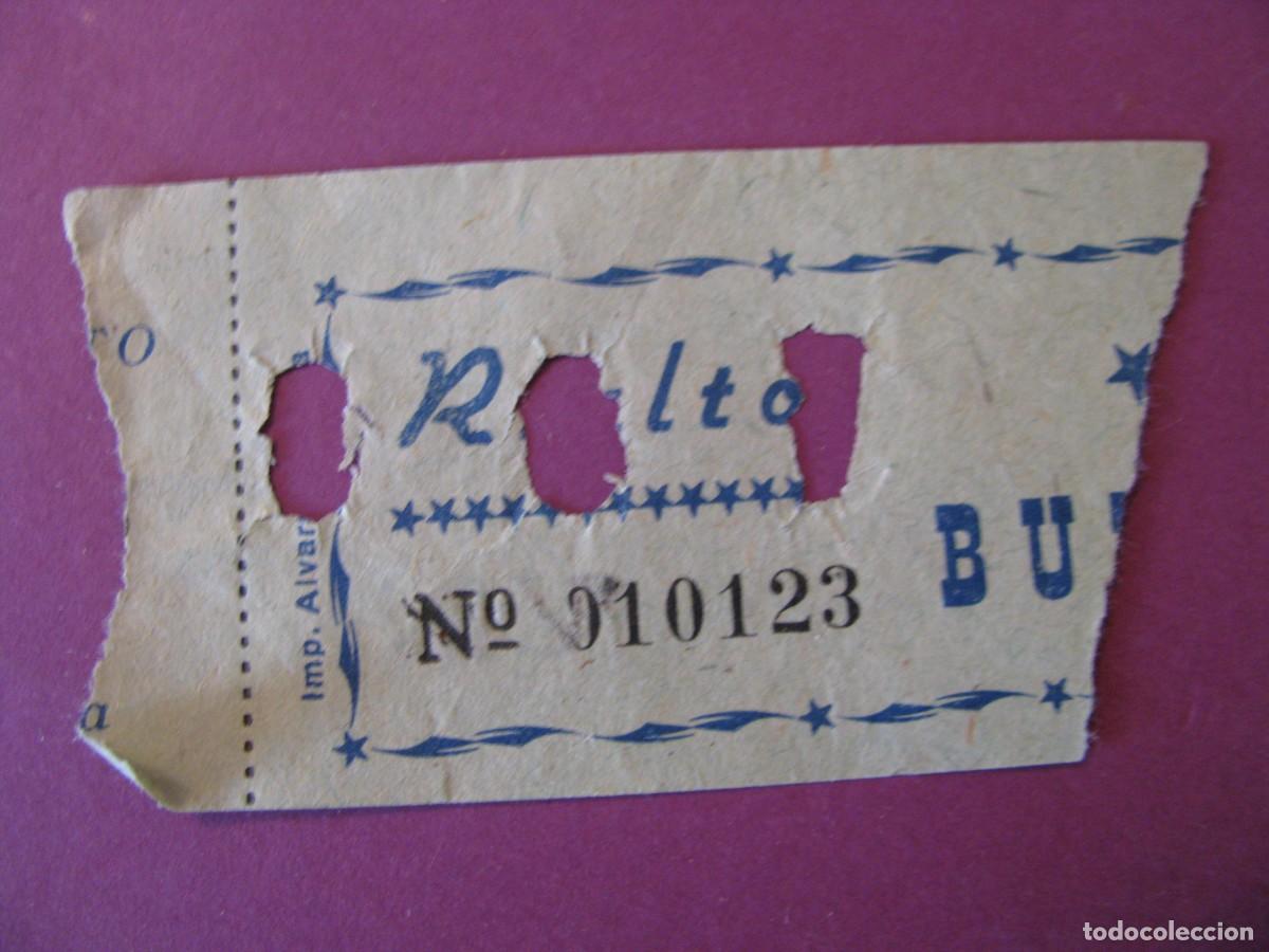 Cinema: ENTRADA DE CINE. RIALTO, SEVILLA. 1960. DETRAS VIENE LA FECHA