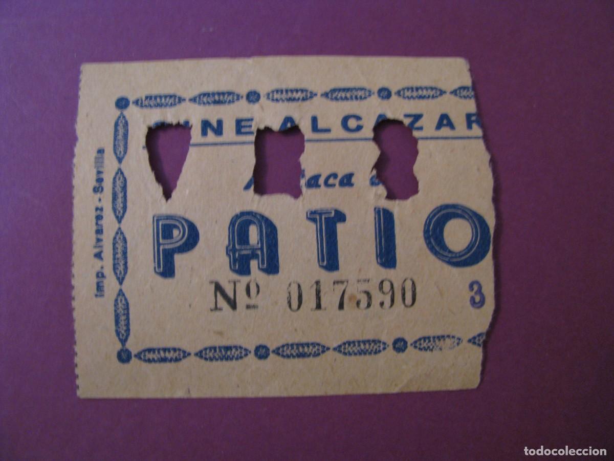 Cine: ENTRADA DE CINE. RIALTO, SEVILLA. 1959. DETRAS VIENE LA FECHA Y EL NOMBRE DE LA PELICULA.