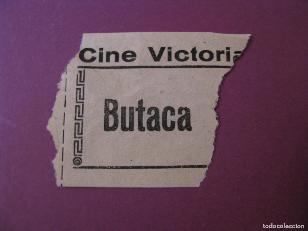 Cine: ENTRADA DE CINE. VICTORIA, SEVILLA. 1959. DETRAS VIENE LA FECHA Y EL NOMBRE DE LA PELICULA.