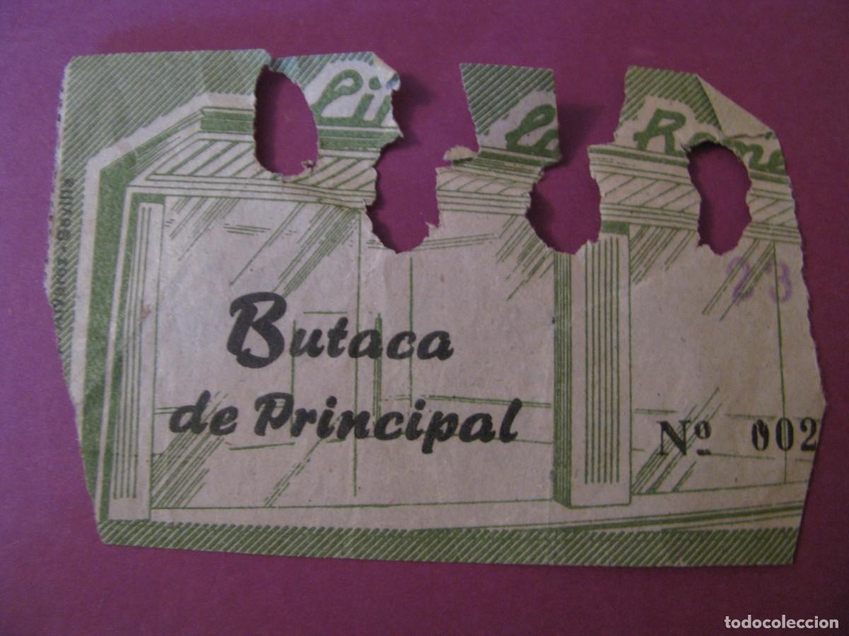 Cine: ENTRADA DE CINE. LOS REMEDIOS, SEVILLA. 1960. DETRAS VIENE LA FECHA Y EL NOMBRE DE LA PELICULA.
