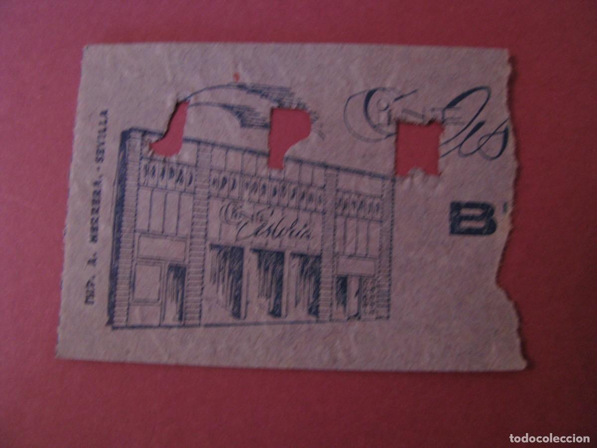 Cine: ENTRADA DE CINE. ASTORIA, SEVILLA. 1962. DETRAS VIENE LA FECHA Y EL NOMBRE DE LA PELICULA.