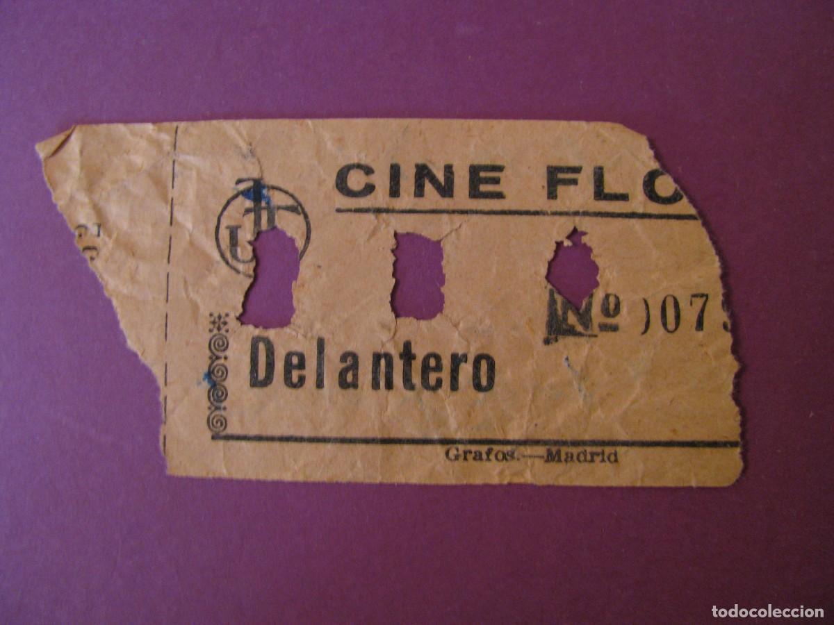 Cine: ENTRADA DE CINE FLORIDA, SEVILLA. 1959. DETRAS VIENE LA FECHA Y EL NOMBRE DE LA PELICULA