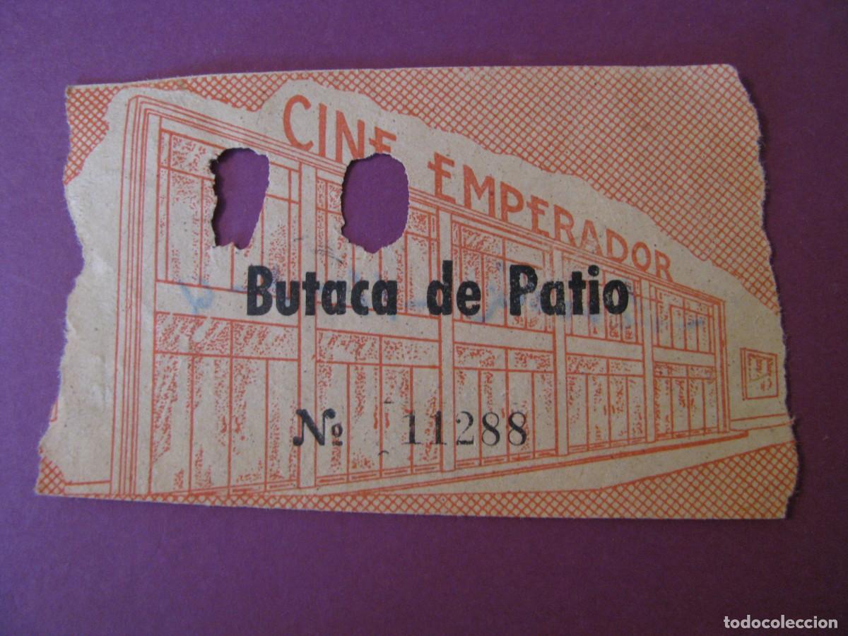 Cin&eacute;ma: ENTRADA DE CINE EMPERADOR, SEVILLA 1961. DETRAS VIENE LA FECHA Y EL NOMBRE DE LA PELICULA
