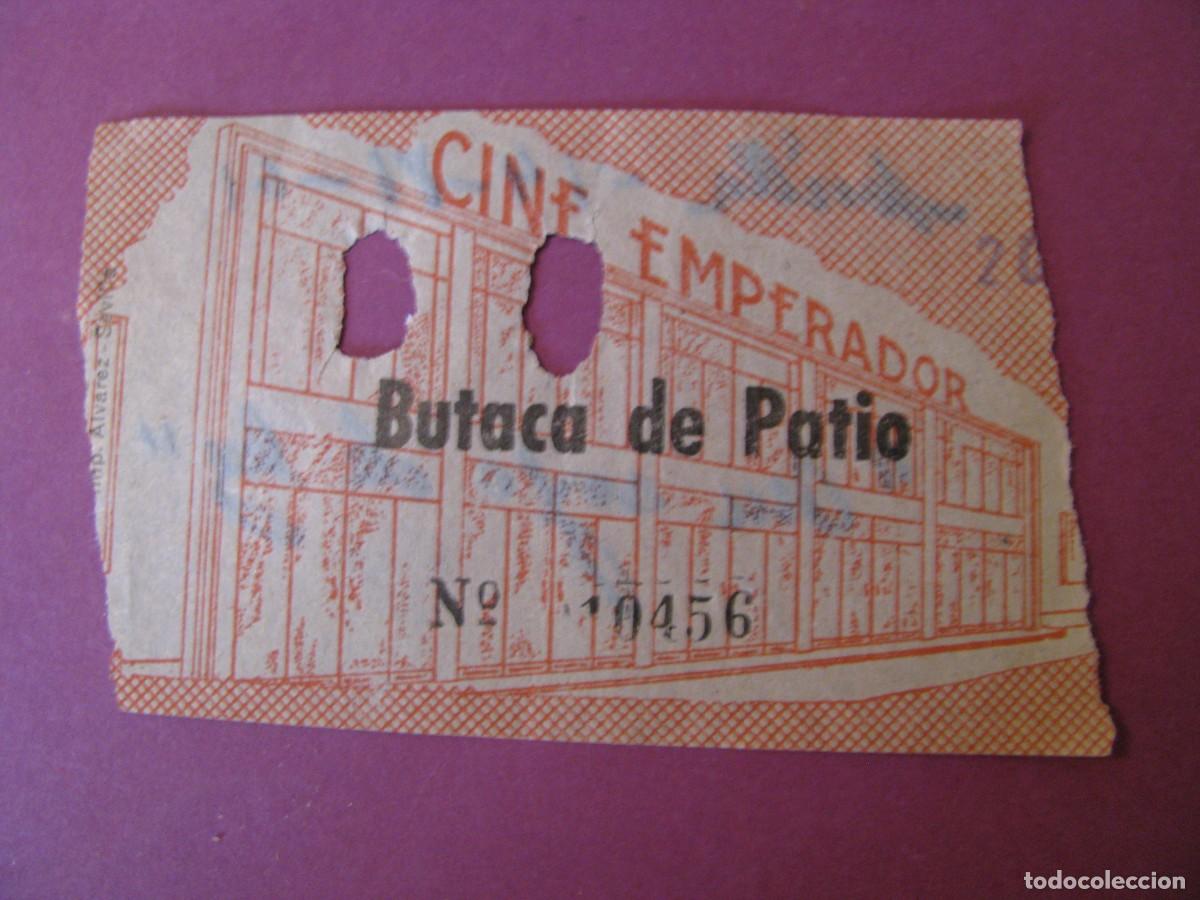 Cin&eacute;ma: ENTRADA DE CINE EMPERADOR, SEVILLA 1961. DETRAS VIENE LA FECHA Y EL NOMBRE DE LA PELICULA