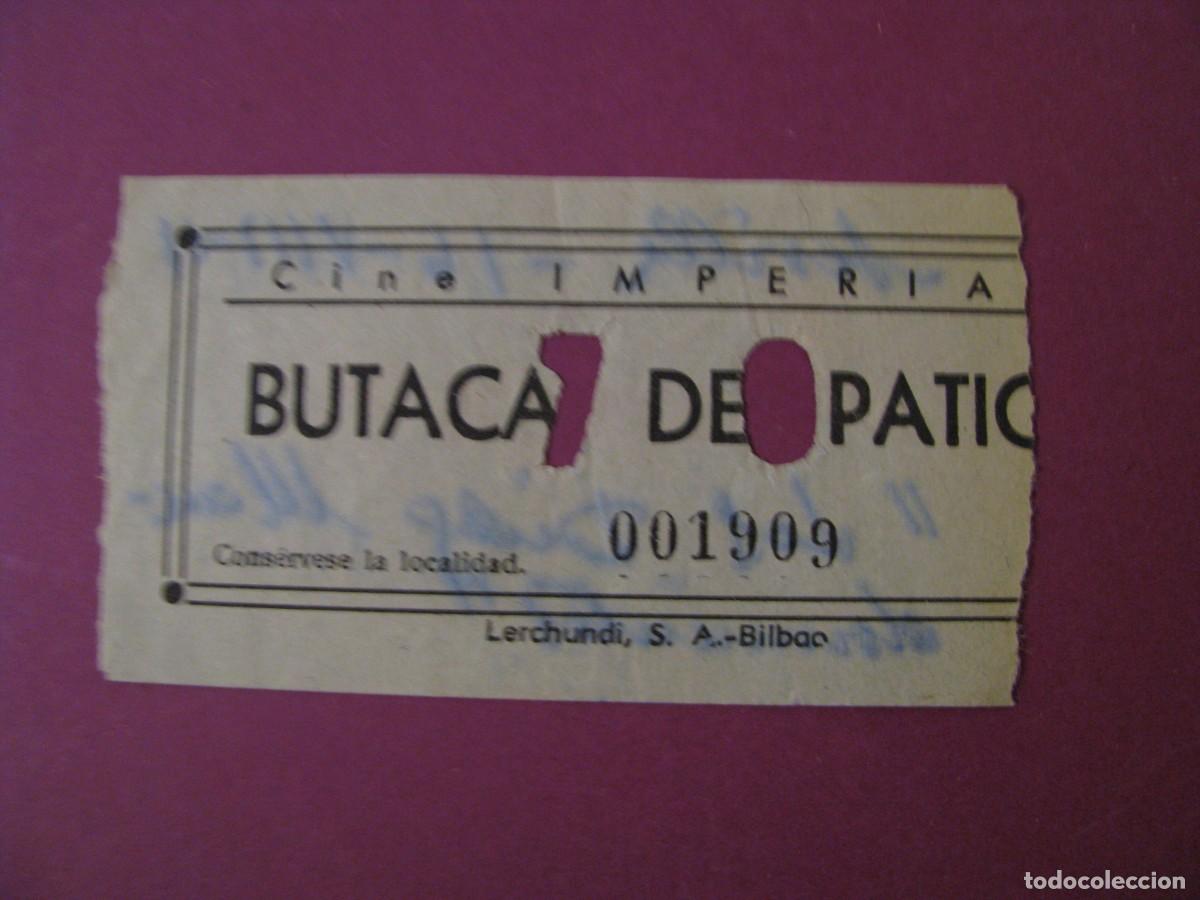 Cine: ENTRADA DE CINE IMPERIAL, SEVILLA 1961. DETRAS VIENE LA FECHA Y EL NOMBRE DE LA PELICULA