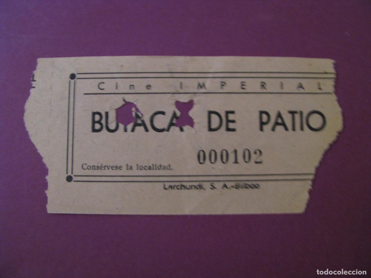 Cine: ENTRADA DE CINE IMPERIAL, SEVILLA 1960. DETRAS VIENE LA FECHA Y EL NOMBRE DE LA PELICULA