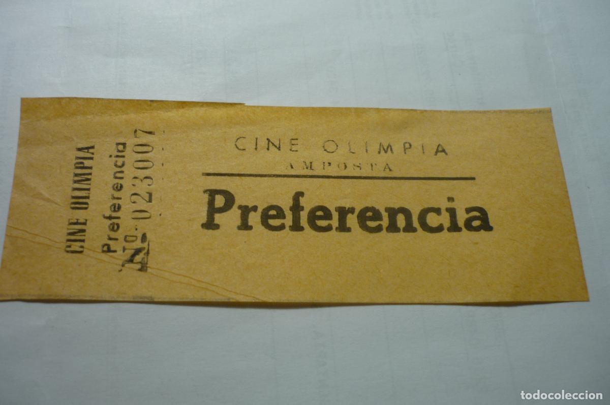 Cine: entrada antigua cine olimpia amposta