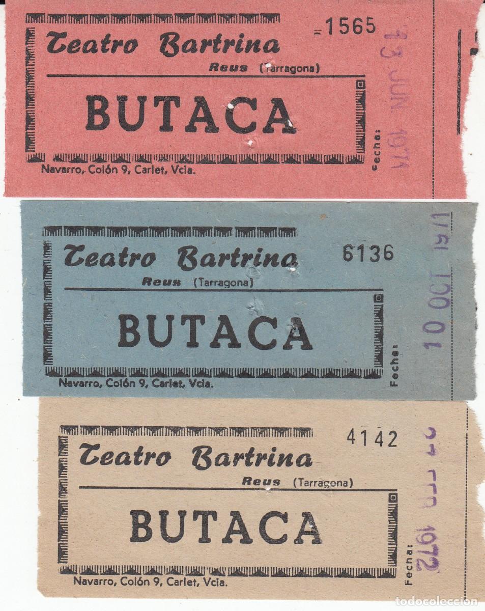 Cinema: 3 ENTRADAS DE CINE DE REUS - TEATRO BARTRINA