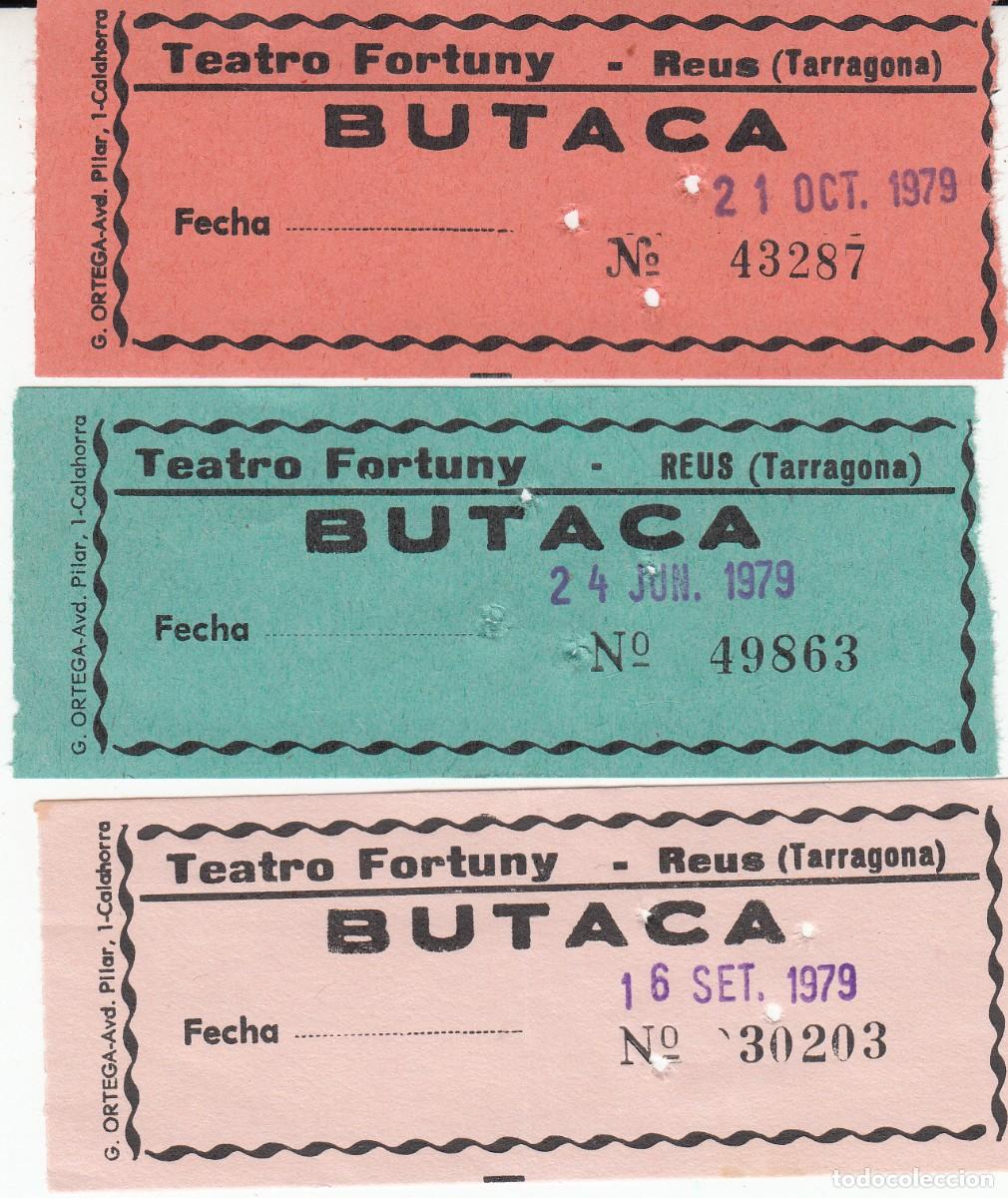Cine: 3 ENTRADAS DE CINE DE REUS - TEATRO FORTUNY