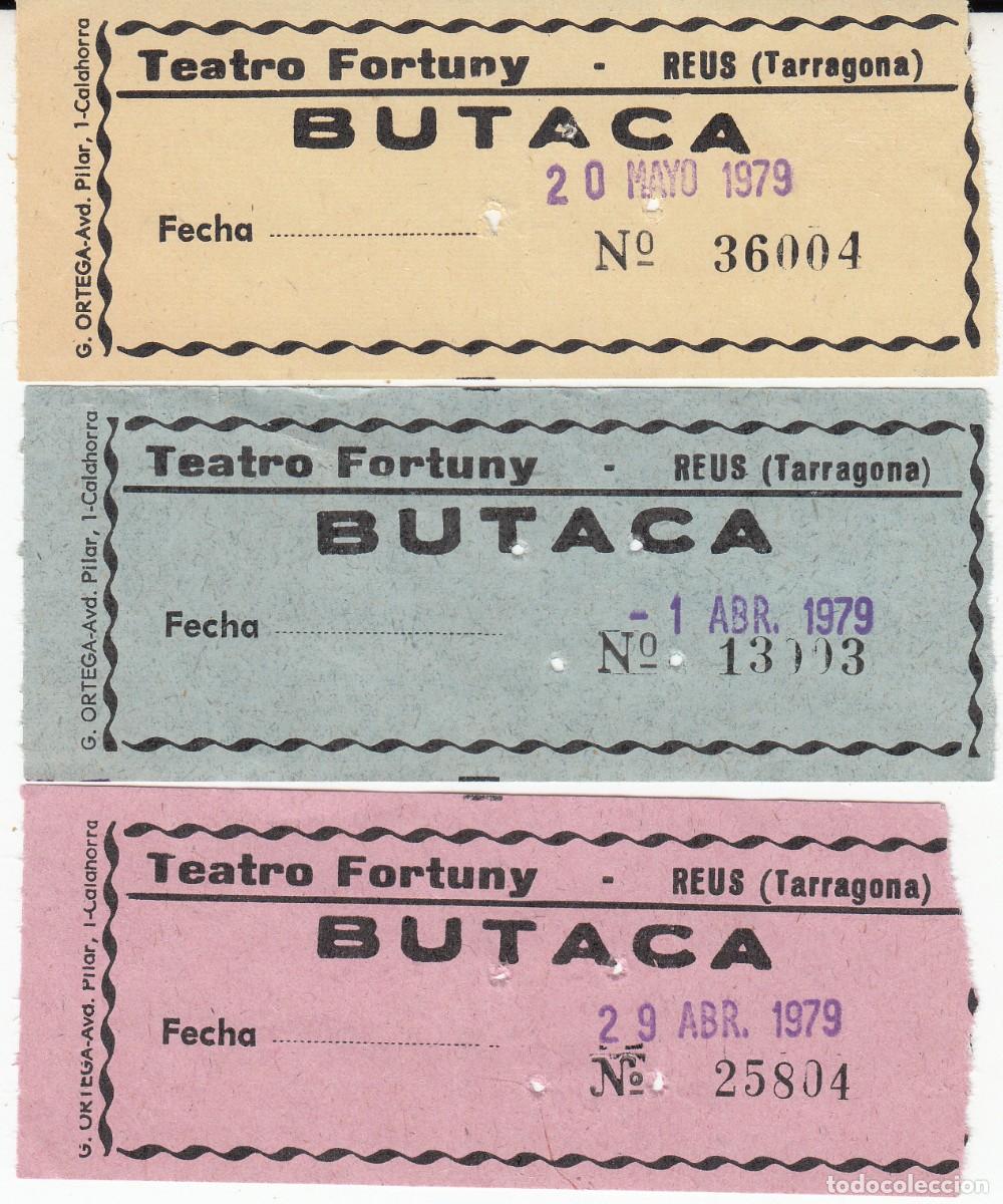 Cine: 3 ENTRADAS DE CINE DE REUS - TEATRO FORTUNY