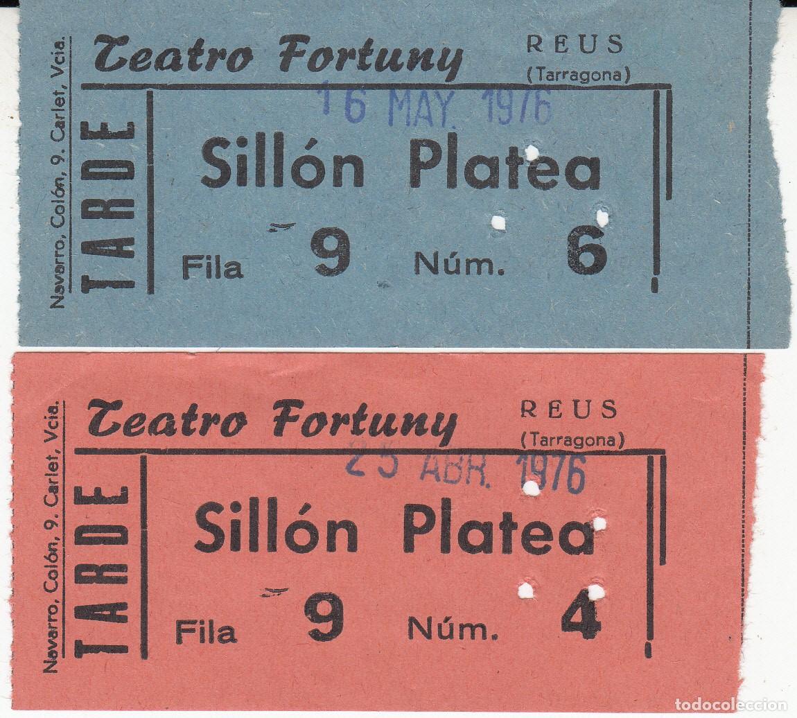 Cine: 2 ENTRADAS DE CINE DE REUS - TEATRO FORTUNY
