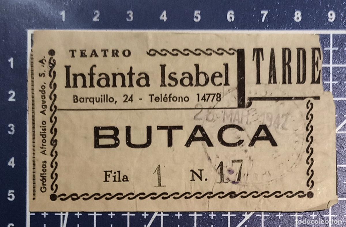 Cine: ENTRADA/TIQUET - INFANTA ISABEL - MADRID