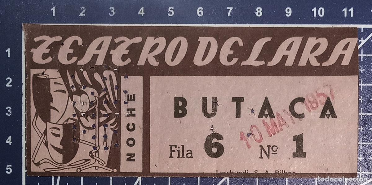 Cine: ENTRADA/TIQUET - TEATRO DE LARA - 1957