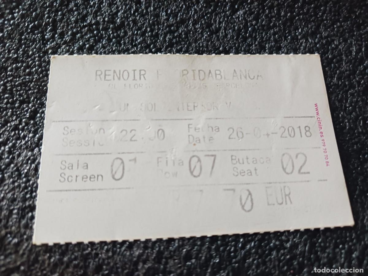 Cine: entrada al cine renoir floridablanca de barcelona 2018