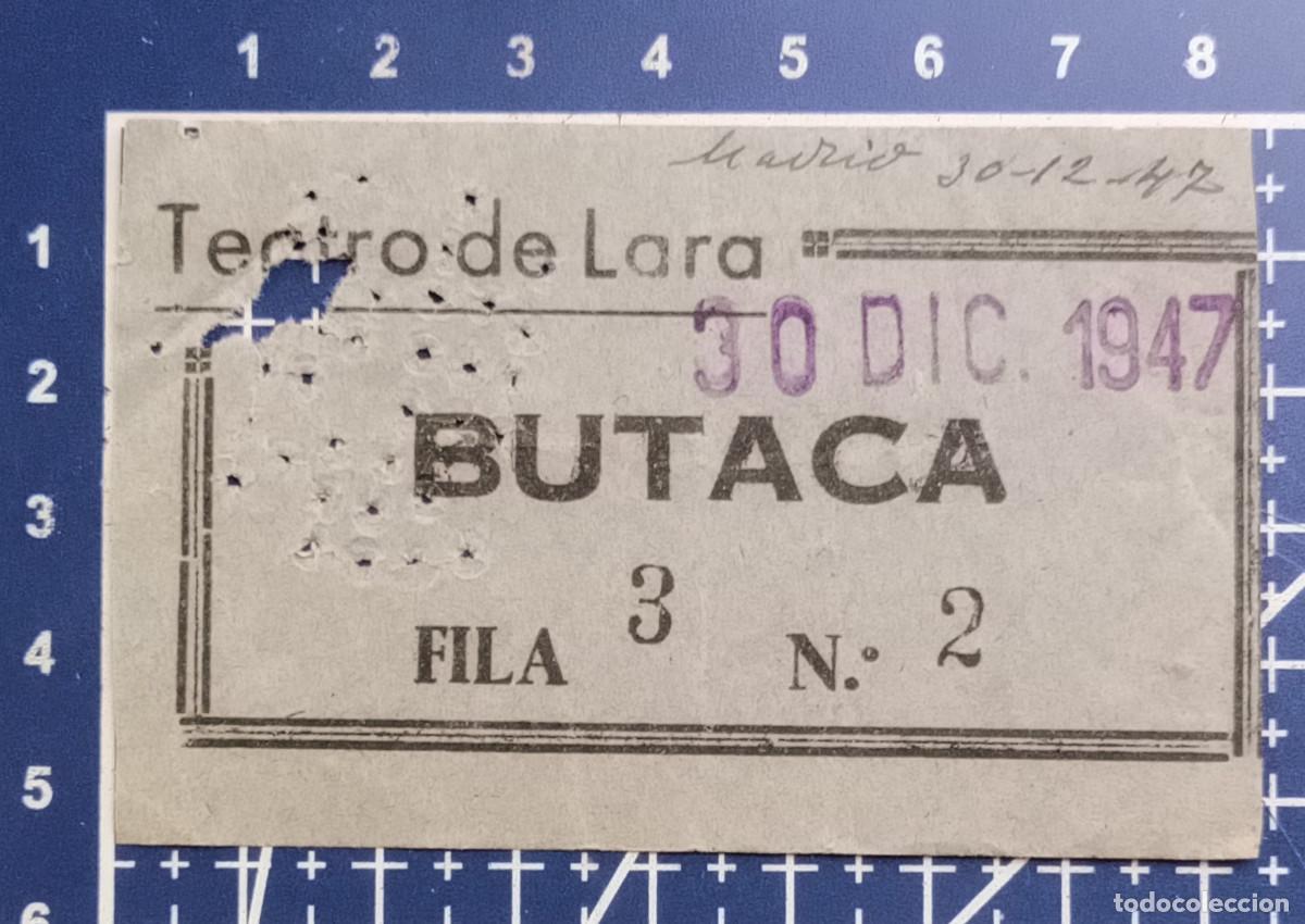 Cine: ENTRADA/TIQUET - TEATRO DE LARA - MADRID - 1947
