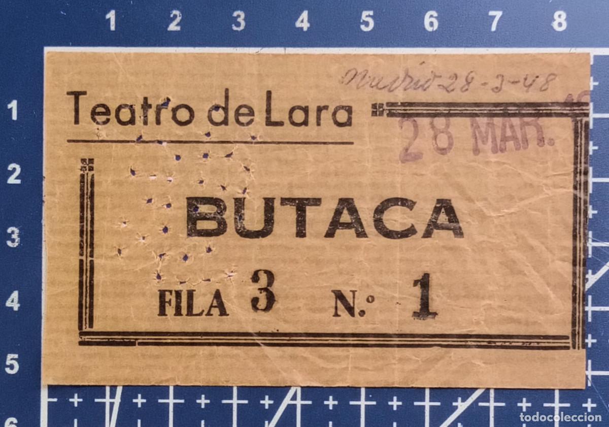 Cine: ENTRADA/TIQUET - TEATRO DE LARA - MADRID - 1948