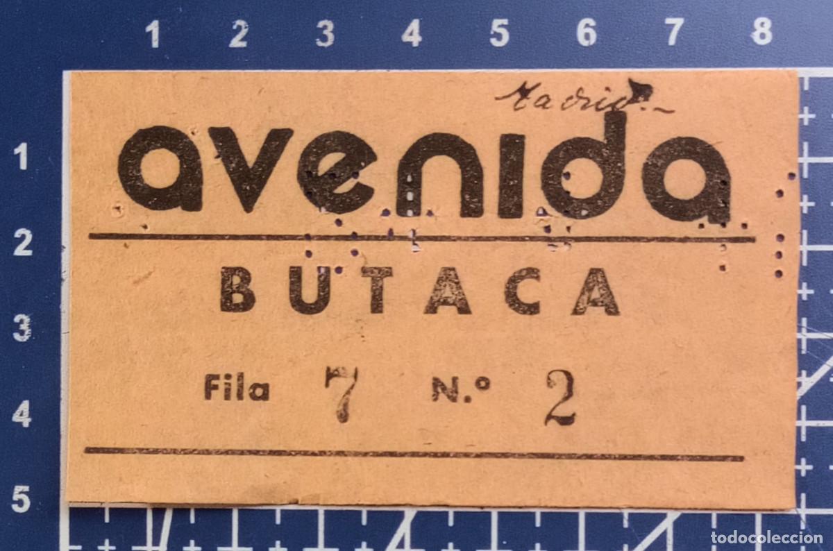 Cine: ENTRADA/TIQUET - AVENIDA - MADRID - Foto 1
