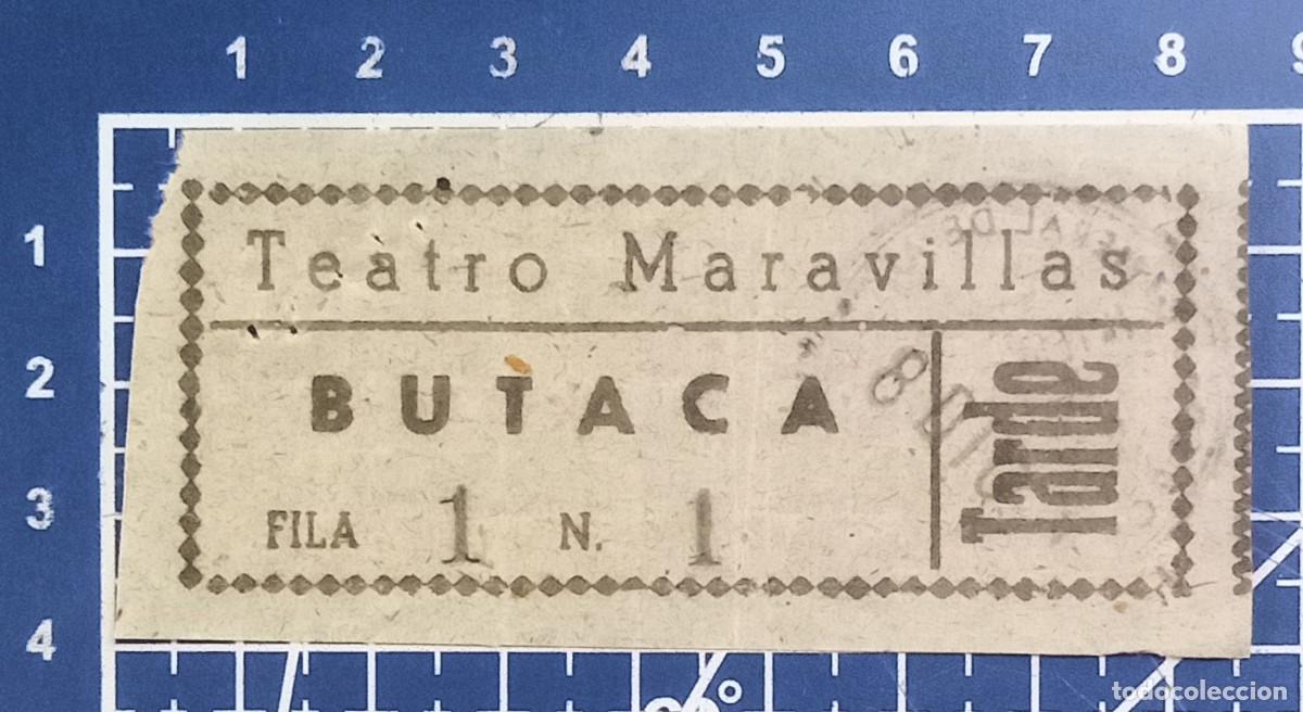 Cine: ENTRADA/TIQUET - TEATRO MARAVILLAS