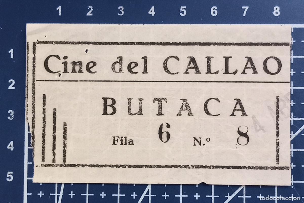 Cine: ENTRADA/TIQUET - CINE DEL CALLAO