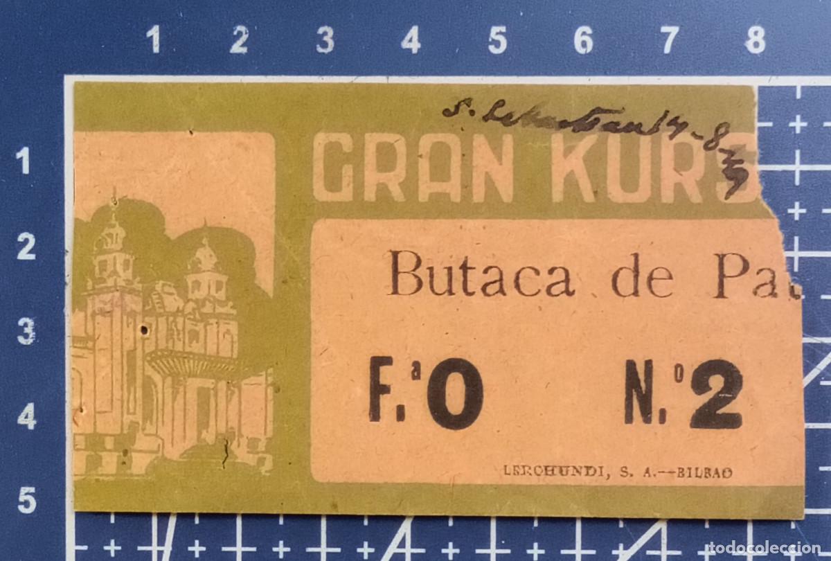 Cine: ENTRADA/TIQUET - GRAN KURSAAL - SAN SEBASTIAN - 1949