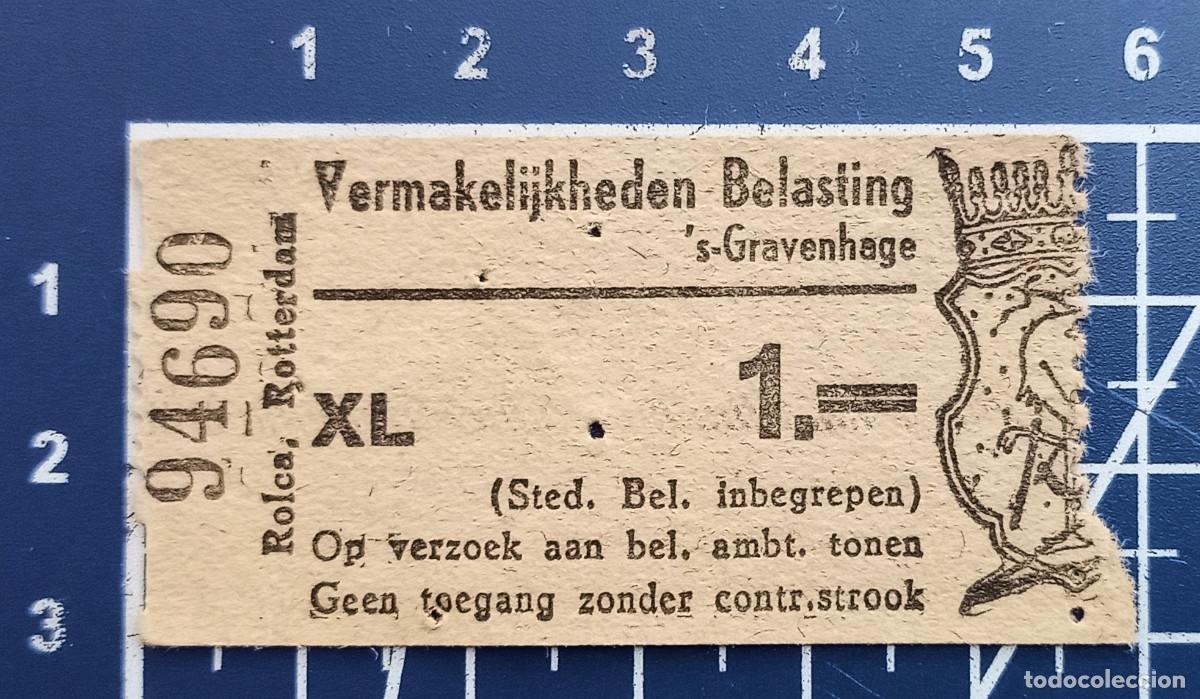 Cine: ENTRADA/TIQUET - VERMAKELIJKHEDEN BELASTING - ROTTERDAM