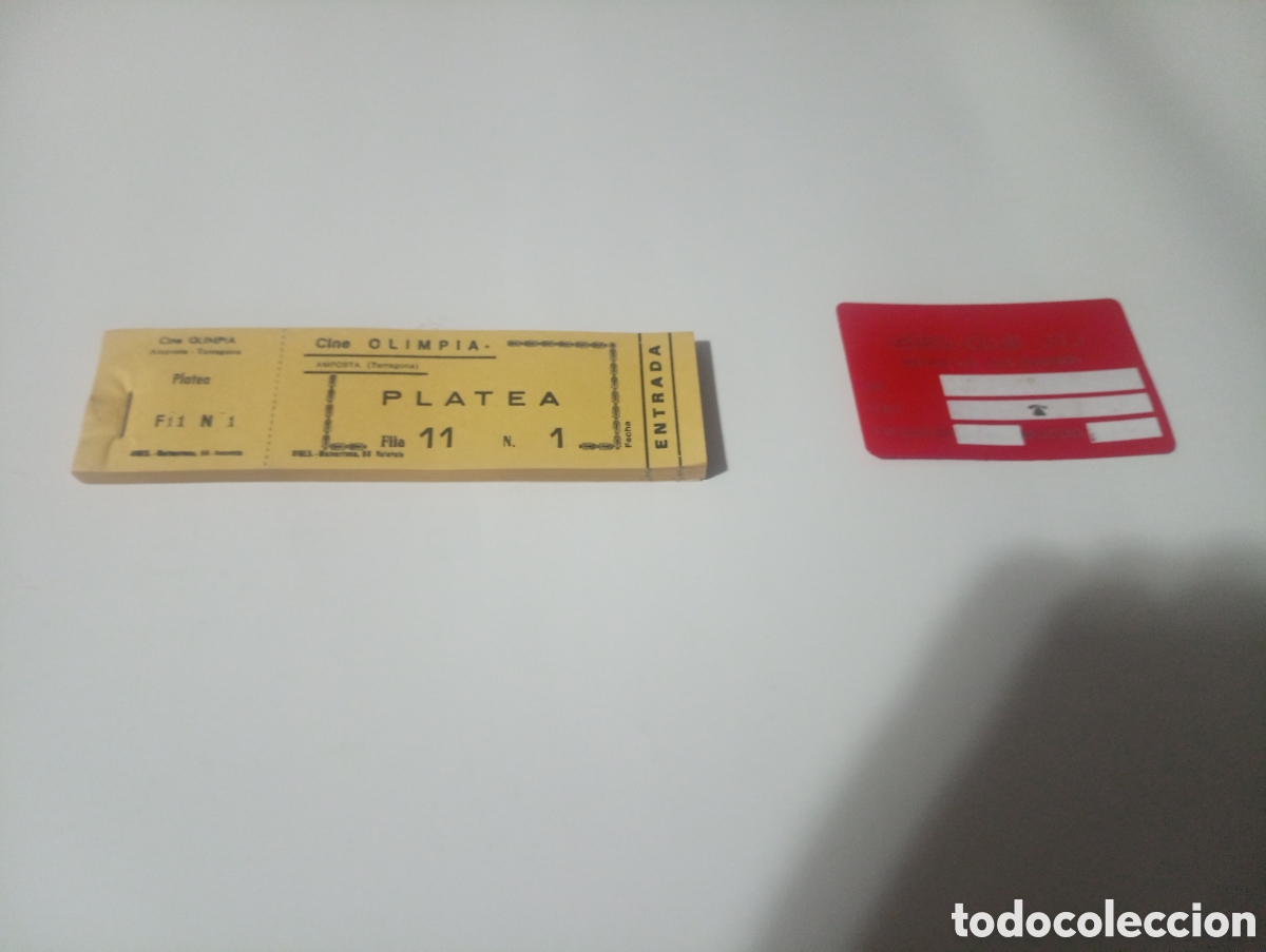 Cinema: Taco entradas cine Olimpia Amposta
