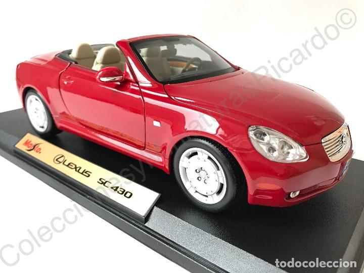 Coches a escala: Coche cabriolet LEXUS SC 430 (Escala 1:18) Edici&oacute;n especial Maisto. Nuevo a estrenar