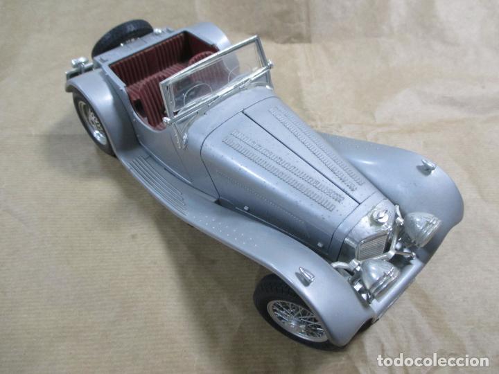 Antiguo Coche de Metal. Jaguar Ss 100 1937. Burago. Made In Italy 3006. 23 Cm