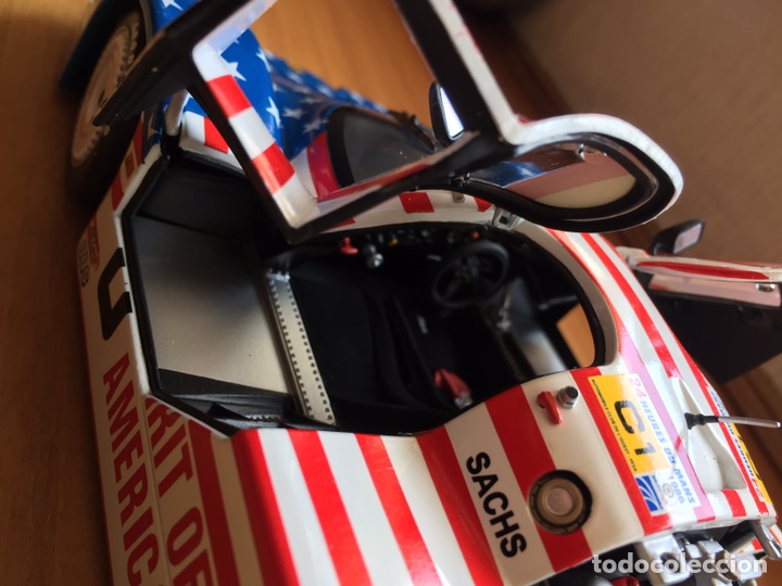 Solid Porsche 956LH #8 Spirit of America Le Mans 1986 1/18