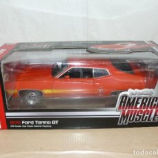 Coches a escala: AUTO WORLD 1970 FORD TORINO GT ITEM# AMM1020/06 AMERICAN MUSCLE 1/18 DIECAST CAR 1:18 ERTL AUTOWORLD. Lote 326644483
