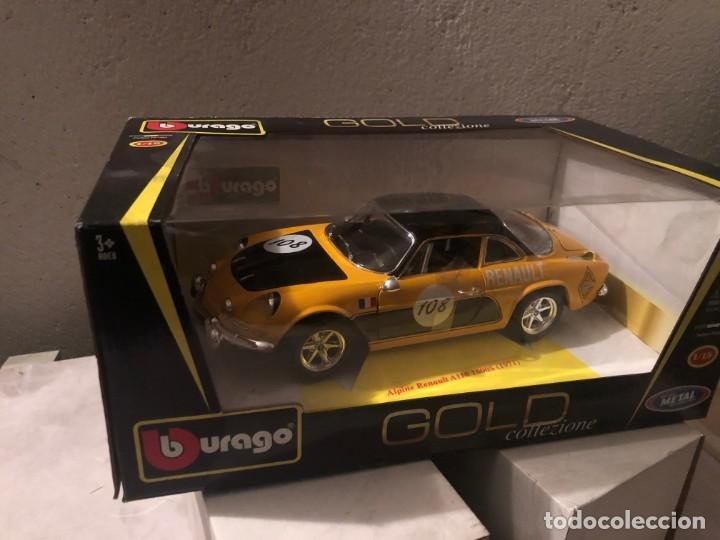 LOTE DE CUATRO COCHES METAL BURAGO ESCALA 1/18 (OJO, TRES PARA PIEZAS O  REPARAR) (SE/129/1)