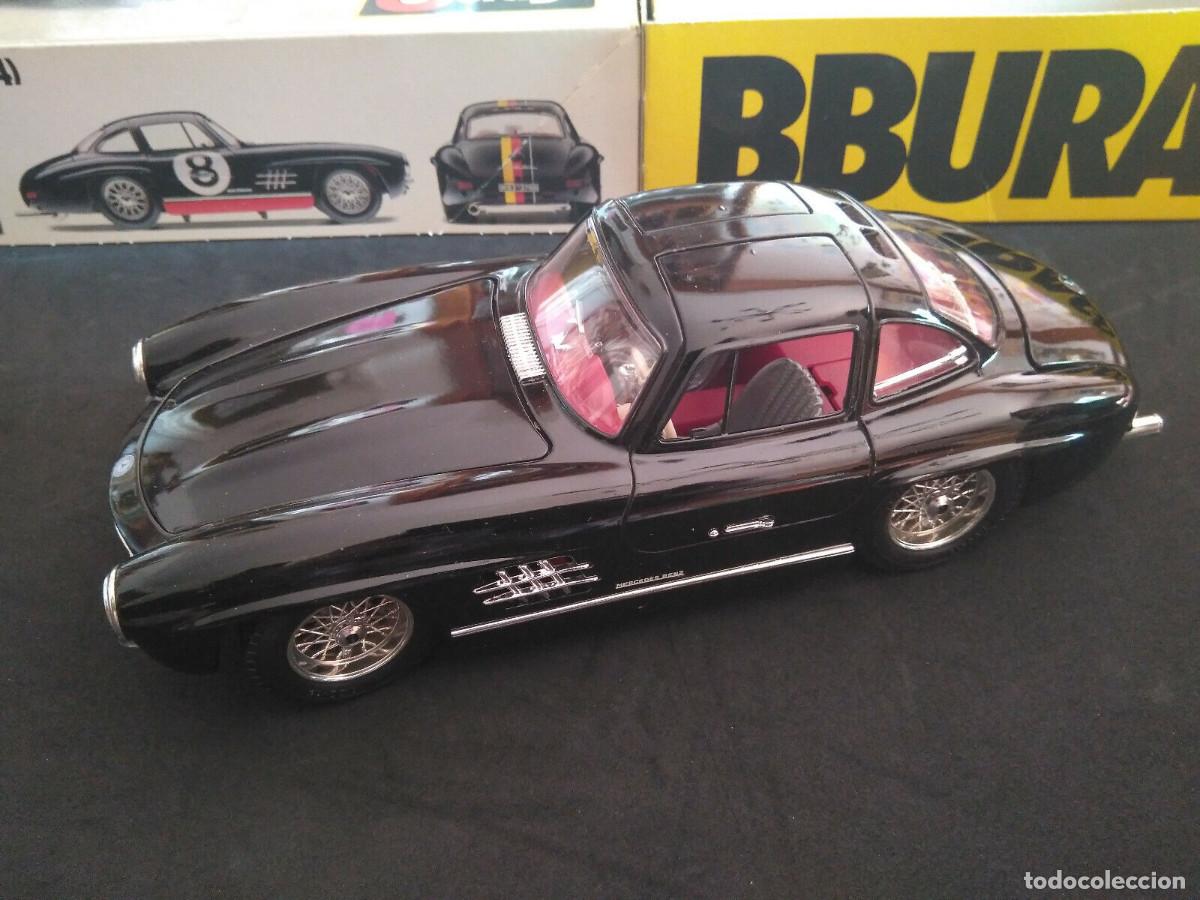Miniature Mercedes-Benz 300 SL 1954 - Noire - 1/18 - Burago 7013 - Occasion