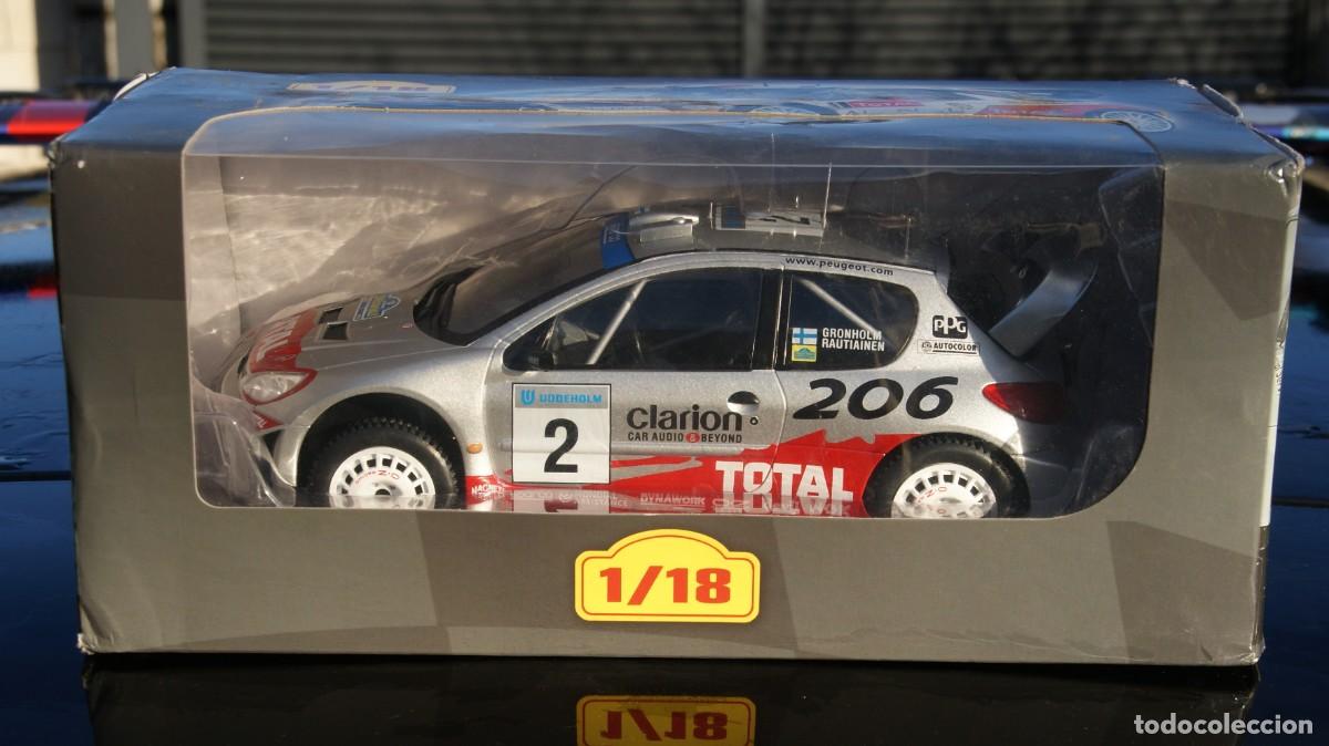 Peugeot 206 WRC Gronholm #2 Swedish Rally 2002 1/18 Ixo Altaya Rallye