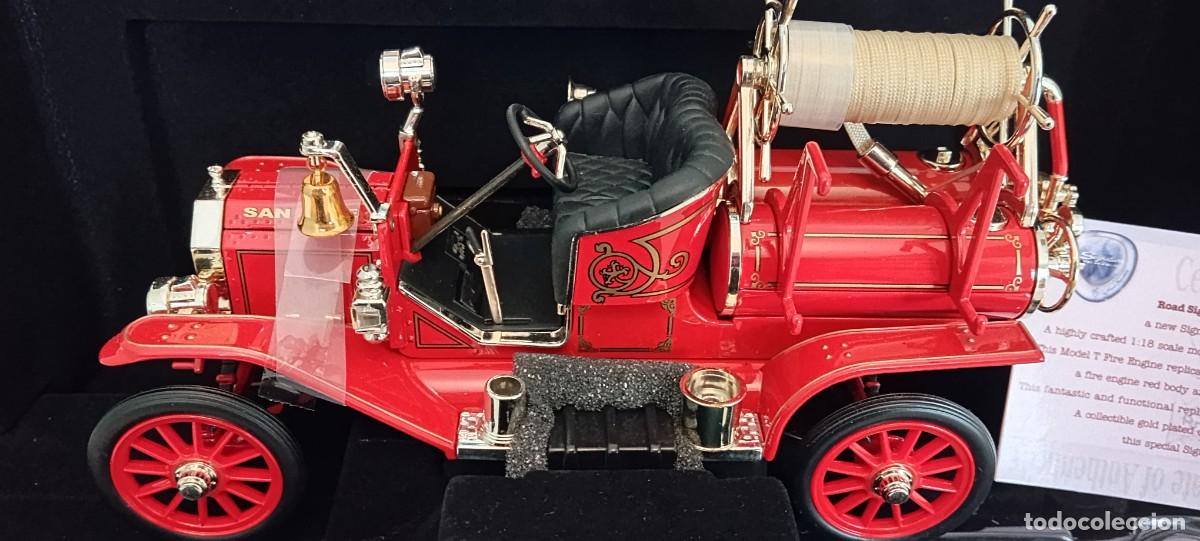 Coches a escala: Ford 1914 Model T Fire Engine 1:18 - Foto 6