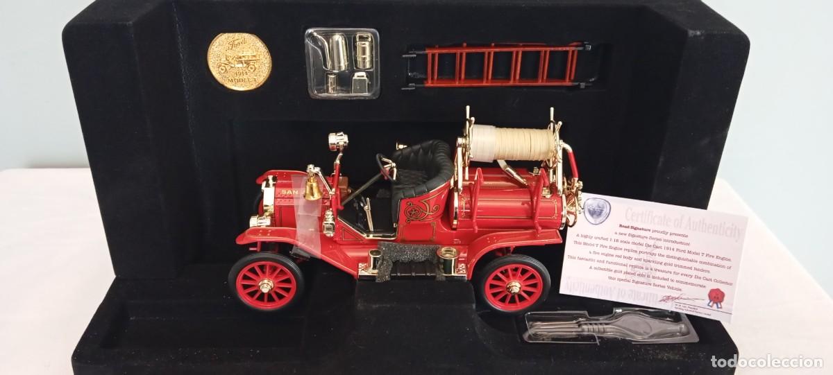 Coches a escala: Ford 1914 Model T Fire Engine 1:18 - Foto 10