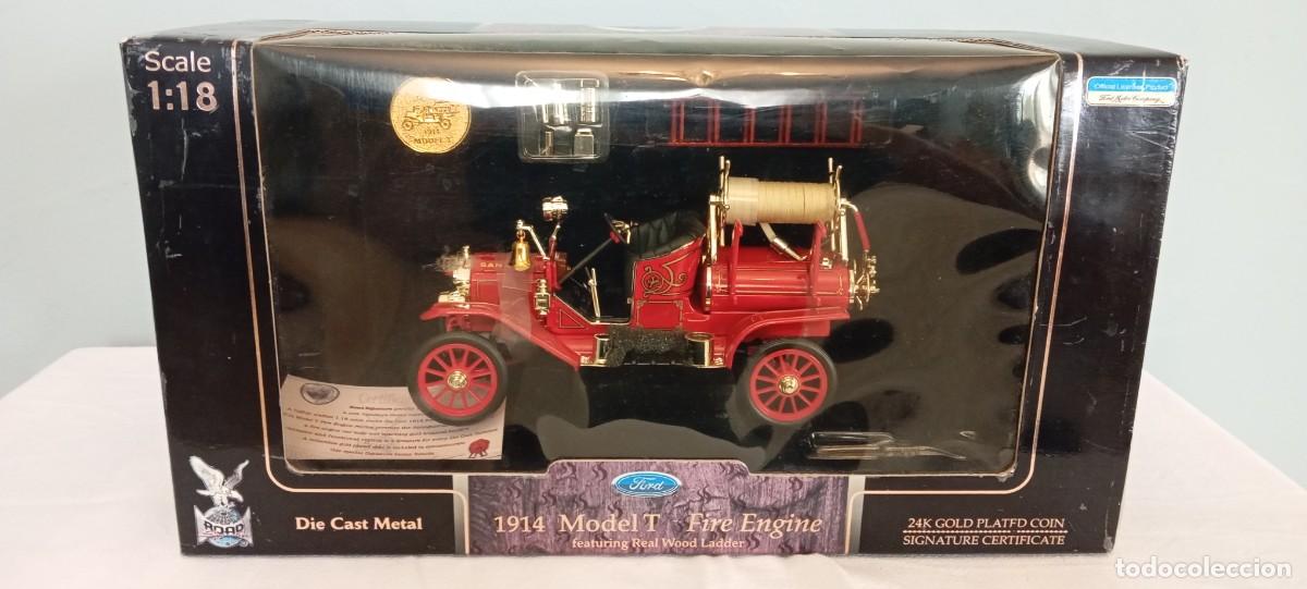 Coches a escala: Ford 1914 Model T Fire Engine 1:18 - Foto 15