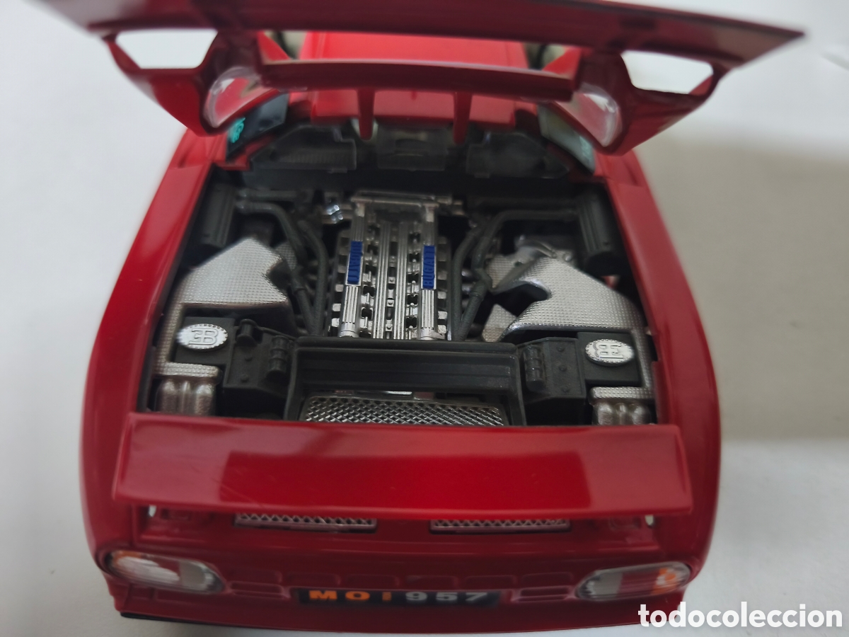Coches a escala: Bugatti 11C33 rojo escala 1/18 - Foto 7